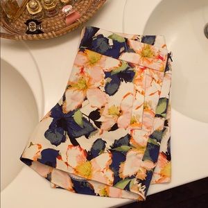 Jcrew floral shorts